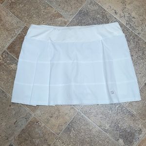 NWOT FILA Sporty Workout Tennis Skirt W built-in Shorts
